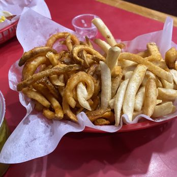 The Weevil Burger - Split Jumbo fries - American Near Me - La Mesa, California