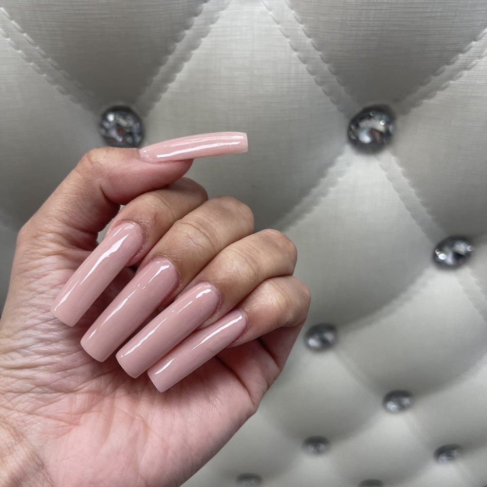 Elite Nails & Spa - acrylic pink powder on long square tips! - Nail Salons Near Me - Downey, California Elite Nails & Spa - acrylic pink powder on long square tips! - Nail Salons Near Me - Downey, California