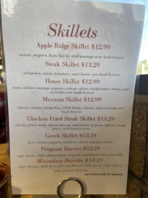 Menu photo 7 Apple Ridge Cafe Wheat Ridge, CO