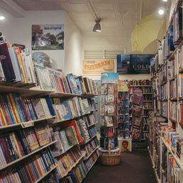 A tiny bookshop that's stacked with beautiful books, and some quite rare.