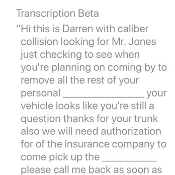 Caliber Collision - They authorized the total without my permission and threw away 300$ worth of school supplies. - Body Shops Near Me - Hesperia, California