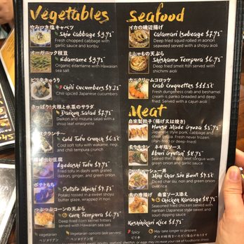 Wagaya - Menu - Ramen Near Me - Honolulu, Hawaii