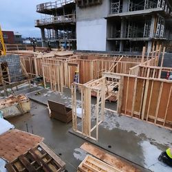 Asayo Contracting - Framing for commercial apartment building