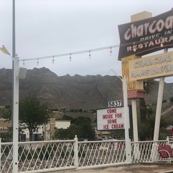 Charcoaler Drive-In - Front Patio - Burgers Near Me - El Paso, Texas Charcoaler Drive-In - Front Patio - Burgers Near Me - El Paso, Texas