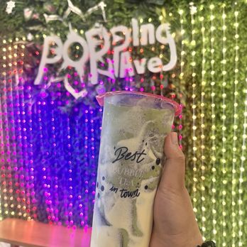 Popping Ave Boba Tea - Oreo matcha - Bubble Tea Near Me - Fresno, California