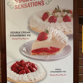 Marie Callender's - Strawberry pie sign - Desserts Near Me - Sunnyvale, California Marie Callender's - Strawberry pie sign - Desserts Near Me - Sunnyvale, California