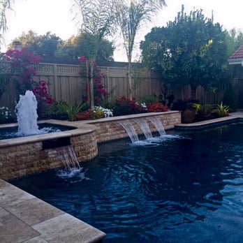 Stonebridge Pools - Thrilled with our new spa, pool and waterfall... - Hot Tub & Pool Near Me - Campbell, California