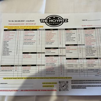 The Noypitz Bar and Grill - Menu - Filipino Near Me - Long Beach, California The Noypitz Bar and Grill - Menu - Filipino Near Me - Long Beach, California
