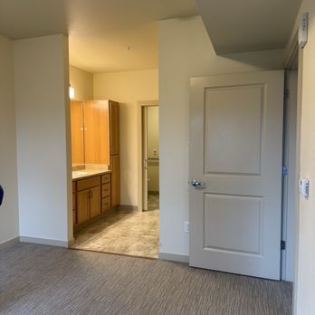 Merrill Gardens at Cedar Mill - My mom's new room and bathroom - Assisted Living Facilities Near Me - Portland, Oregon Merrill Gardens at Cedar Mill - My mom's new room and bathroom - Assisted Living Facilities Near Me - Portland, Oregon