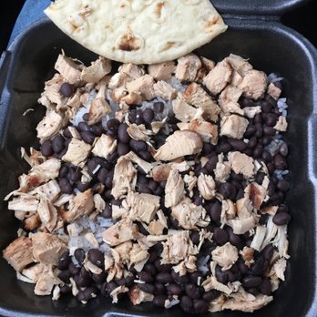 Tropical Grille - Chicken, beans, and rice chop plate - Cuban Near Me - Greenville, South Carolina Tropical Grille - Chicken, beans, and rice chop plate - Cuban Near Me - Greenville, South Carolina