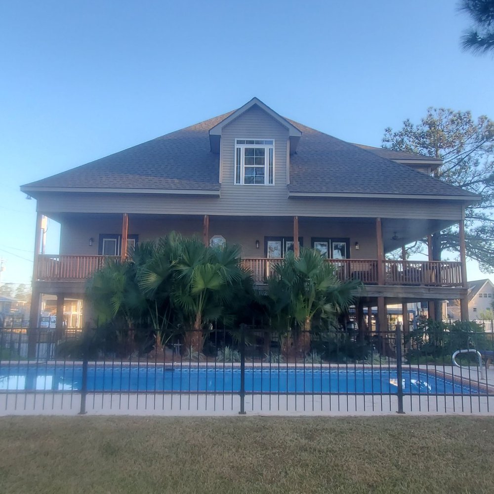 A-List Renovations - Pool side view. - Roofing Near Me - Mandeville, Louisiana A-List Renovations - Pool side view. - Roofing Near Me - Mandeville, Louisiana