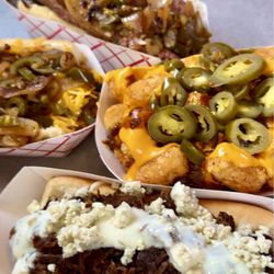 Frankie's Dawg House - Bleu Specialty Dawg Gator Dawg Tots