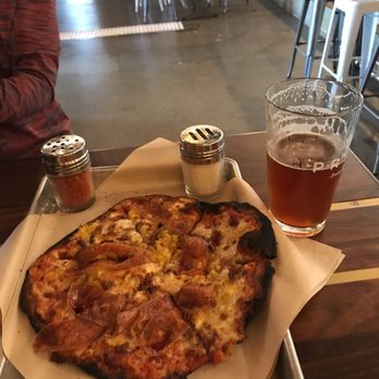 Pryes Brewing - Red Wagon pizza with the IPA - Breweries Near Me - Minneapolis, Minnesota Pryes Brewing - Red Wagon pizza with the IPA - Breweries Near Me - Minneapolis, Minnesota