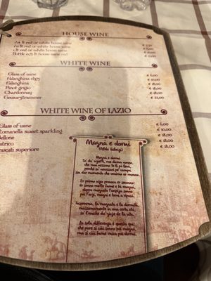 Menu photo 1 Ai Balestrari a Campo Rome, RM Menu photo 1 Ai Balestrari a Campo Rome, RM