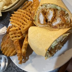 Tumbleweed TexMex Grill & Margarita Bar - Buffalo chicken wrap