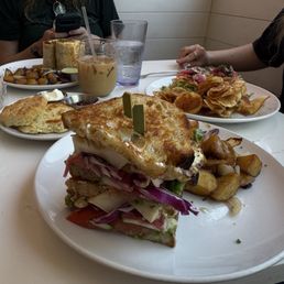 Veggie Behemoth, Salmon Toast, Breakfast Burrito Veggie Behemoth, Salmon Toast, Breakfast Burrito