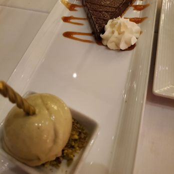 Opus Steakhouse  - Chocolate Pistachio Torte - Wine Bars Near Me - Jericho, New York