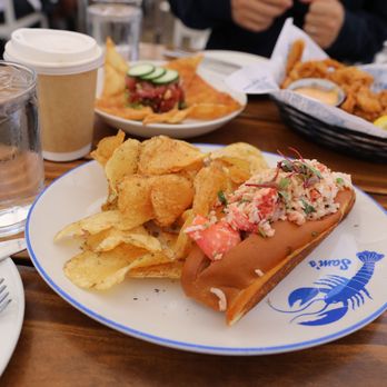 Sam's Anchor Cafe - Smoked Lobster Roll - Seafood Near Me - Tiburon, California