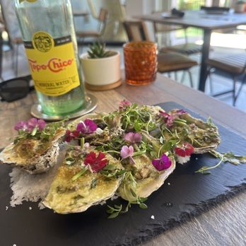 Beeside Balcony - Baked oysters - Mediterranean Near Me - LA JOLLA, California