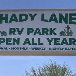 Shady Lane Rv - Business sign.