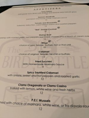Menu photo 6 The Bird & Bottle Inn Garrison, NY