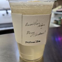 Asian pear drink