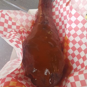 Del Mar Fairgrounds - Turkey leg from wood pit bbq - Stadiums & Arenas Near Me - Del Mar, California