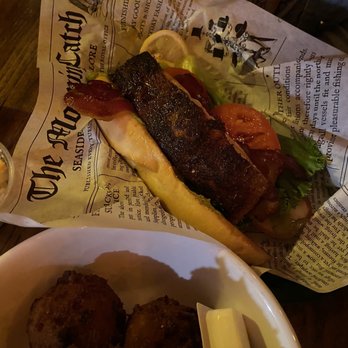 The Deadrise - Salmon Avocado BLT sandwich - Seafood Near Me - Fort Monroe, Virginia The Deadrise - Salmon Avocado BLT sandwich - Seafood Near Me - Fort Monroe, Virginia