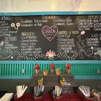 Corazon Mexican Food - 7/20/24 Menu - Mexican Near Me - Sunnyvale, California