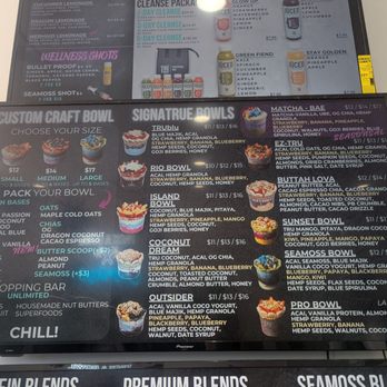 Trū Bowl - Menu May 2025 - Juice Bars & Smoothies Near Me - Corona, California