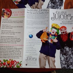Galena Juicery and Meal Prep - Menu (as of 9/29/20)