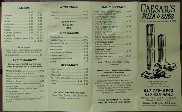 Caesar's Pizza & Subs by null