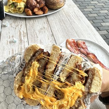 Mitch's Downtown - Hangover pt.2 breakfast Bagel - Bagels Near Me - Hallandale Beach, Florida Mitch's Downtown - Hangover pt.2 breakfast Bagel - Bagels Near Me - Hallandale Beach, Florida
