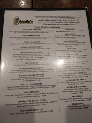 Menu photo 4 Blondie's Food and Spirits Flint, MI Menu photo 4 Blondie's Food and Spirits Flint, MI