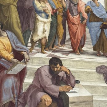 Musei Vaticani - Michelangelo in The School of Athens by Raphael - Museums Near Me - Rome, RM