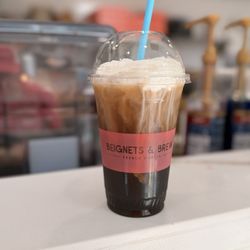 Beignets & Brew - Americano with cold foam
