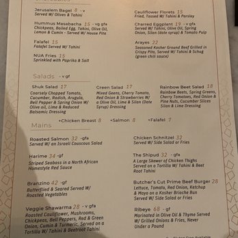 Nua - Menu 11/2024 - Middle Eastern Near Me - Beverly Hills, California Nua - Menu 11/2024 - Middle Eastern Near Me - Beverly Hills, California