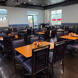 Larger dining area.