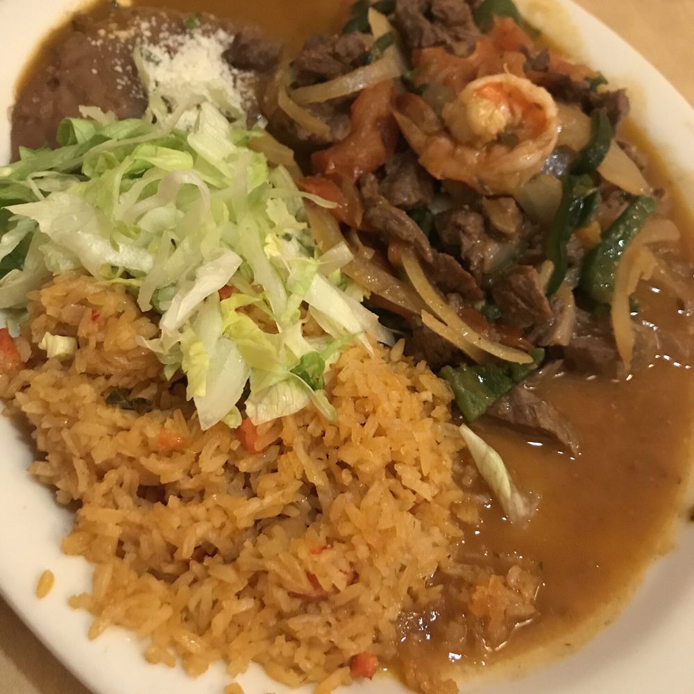 El Sinaloense - Carne y camaron (friend thought 3/5) - Seafood Near Me - San Mateo, California