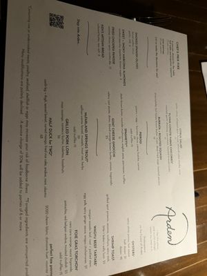 Menu photo 1 Arden Portland, OR Menu photo 1 Arden Portland, OR