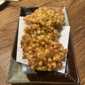 Kiraku - Corn Tempura - Tapas/Small Plates Near Me - Berkeley, California Kiraku - Corn Tempura - Tapas/Small Plates Near Me - Berkeley, California