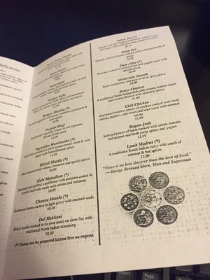 Menu photo 7 Exotic India Iowa City, IA