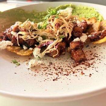 Table 165 - Pork Belly Tostinos - New American Near Me - Delray Beach, Florida