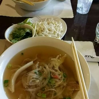 Pho 22 - Although it's a Snapchat photo, the top is the chicken pho and the bottom is the beef combo pho. - Vietnamese Near Me - Northridge, California