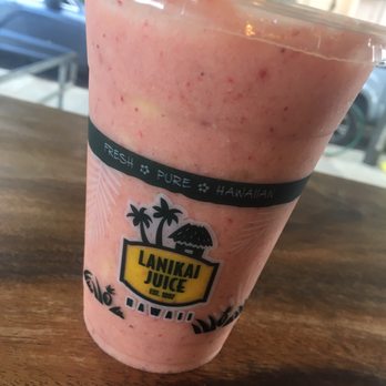Lanikai Juice - Pineapple power sm Pineapple, strawberry, banana, pineapple juice, honey, vanilla whey protein $5.95 - Juice Bars & Smoothies Near Me - Kailua, Hawaii Lanikai Juice - Pineapple power sm Pineapple, strawberry, banana, pineapple juice, honey, vanilla whey protein $5.95 - Juice Bars & Smoothies Near Me - Kailua, Hawaii