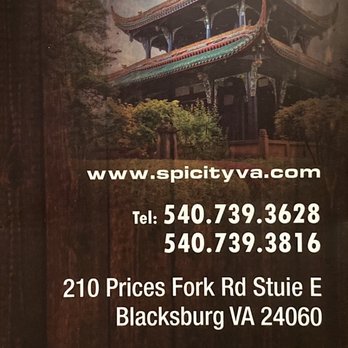 Spicity - Spicity's Menu - Szechuan Near Me - Blacksburg, Virginia