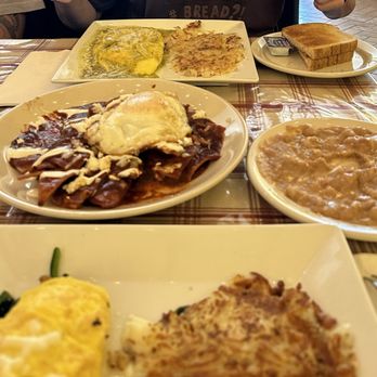 Tony’s Kitchen - Chile Verde Omelette w Hashbrown + Sourdough Toast, Chilaquiles w Red Sauce + Egg+Beans+Rice, Popeye Omelette w Hashbrown +Toast - Breakfast & Brunch Near Me - Long Beach, California Tony’s Kitchen - Chile Verde Omelette w Hashbrown + Sourdough Toast, Chilaquiles w Red Sauce + Egg+Beans+Rice, Popeye Omelette w Hashbrown +Toast - Breakfast & Brunch Near Me - Long Beach, California