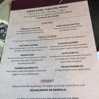 Asha's - Indian Near Me - Manchester, XGM