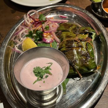 Dishoom - Tila-Foi's Very Best Masala Fish £18.50 - Indian Near Me - London, XGL Dishoom - Tila-Foi's Very Best Masala Fish £18.50 - Indian Near Me - London, XGL
