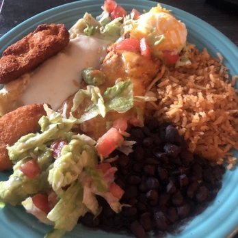 El Paso Cafe - Cheese and spinach enchilada! - Mexican Near Me - Arlington, Virginia